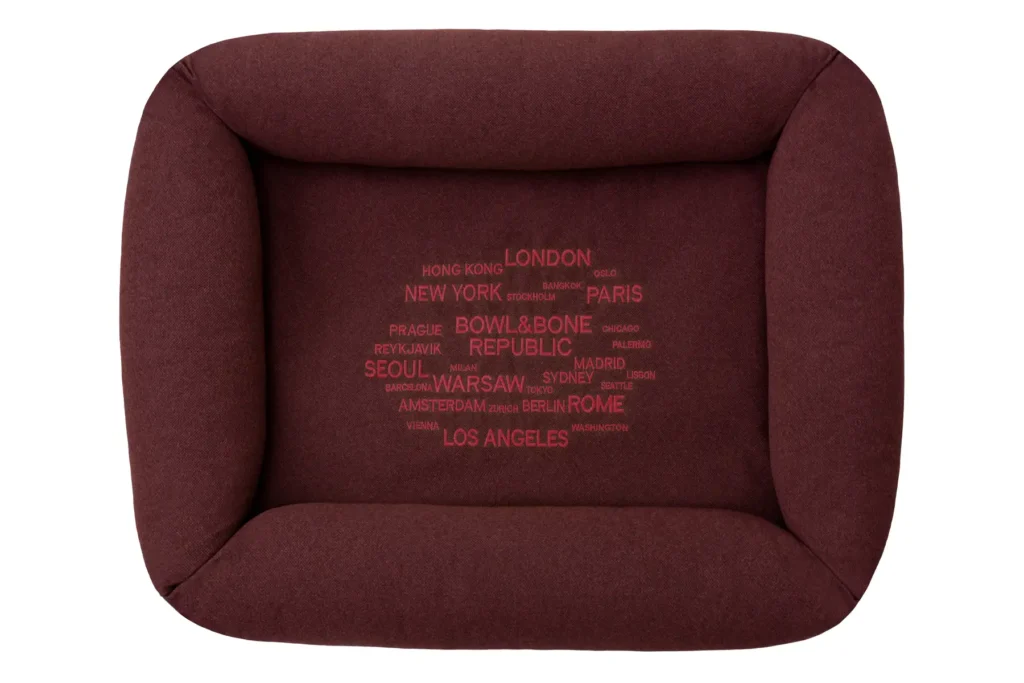 Dog bed |COSMOPOLITAN bordo