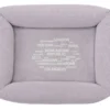 dog bed in platinum colour