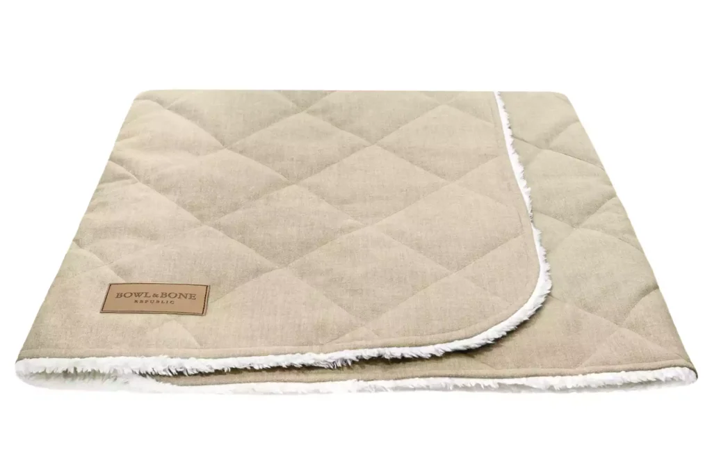 dog sleeping bag beige colour