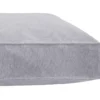 dog cushion grey close-up