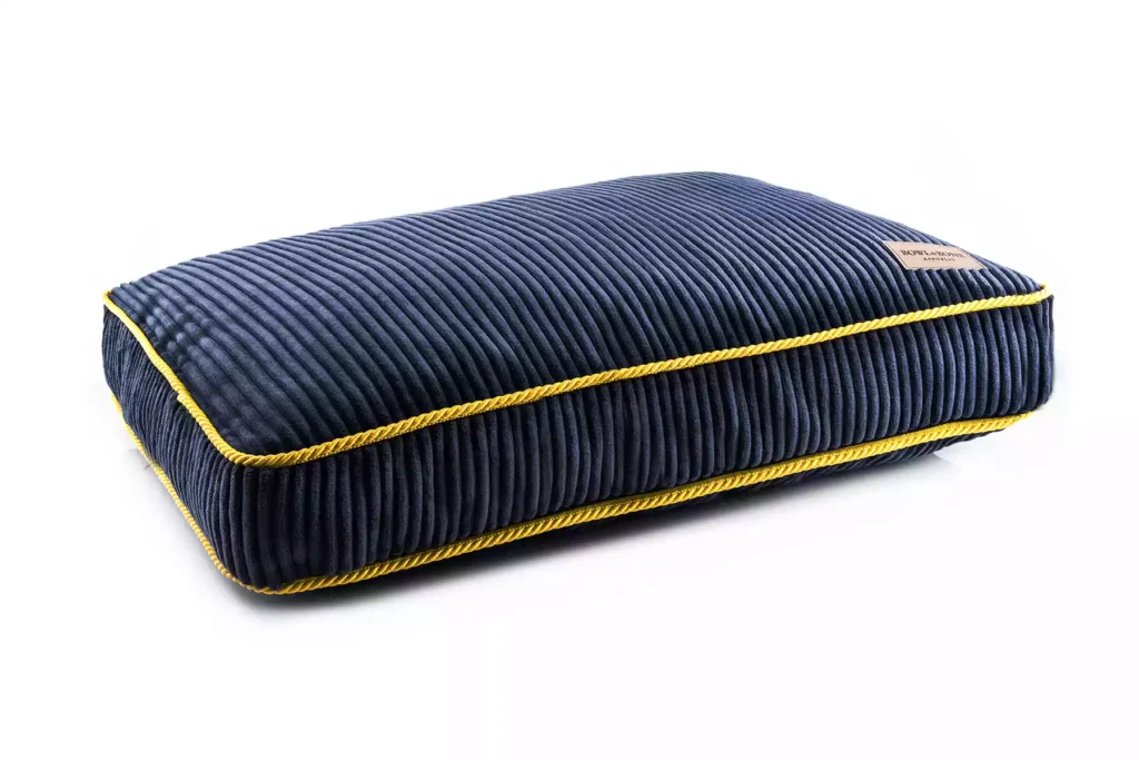 dog cushion navy