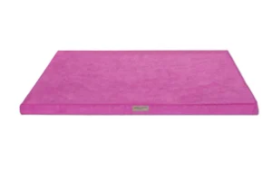 pink foam dog mat