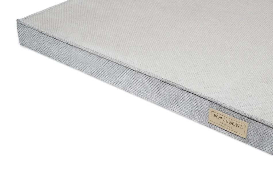 grey foam dog mat