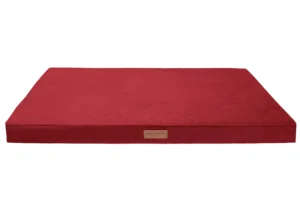 red foam dog mat