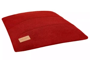 dog pillow red