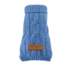 dog sweater blue