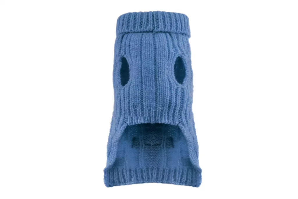 dog sweater blue