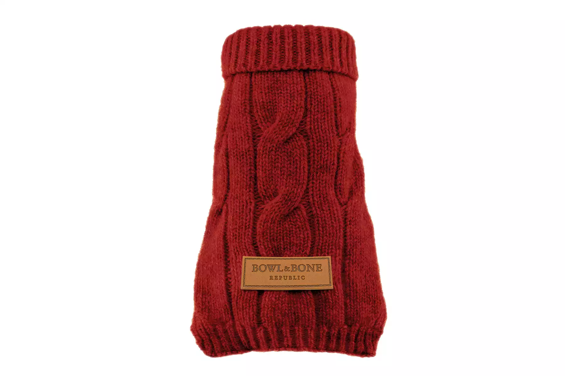 dog sweater red