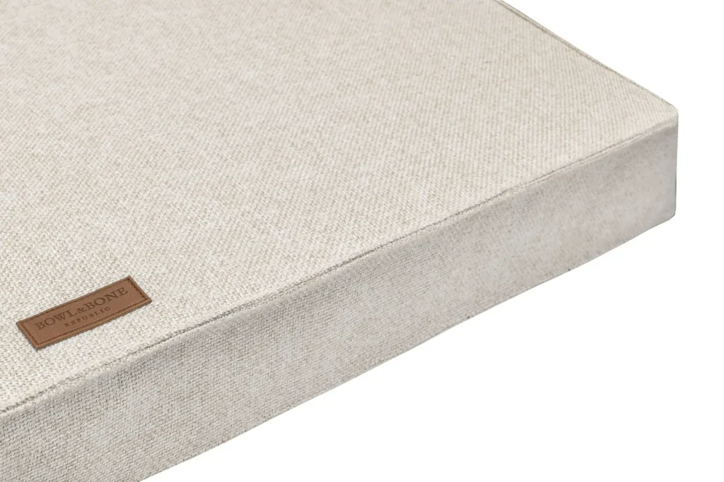 orthopedic dog mattress cream