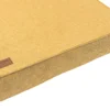 orthopedic dog mattress yellow close-up