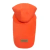 dog raincoat orange