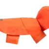 dog raincoat orange