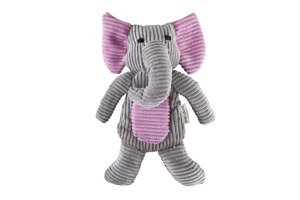 dog toy elephant grey