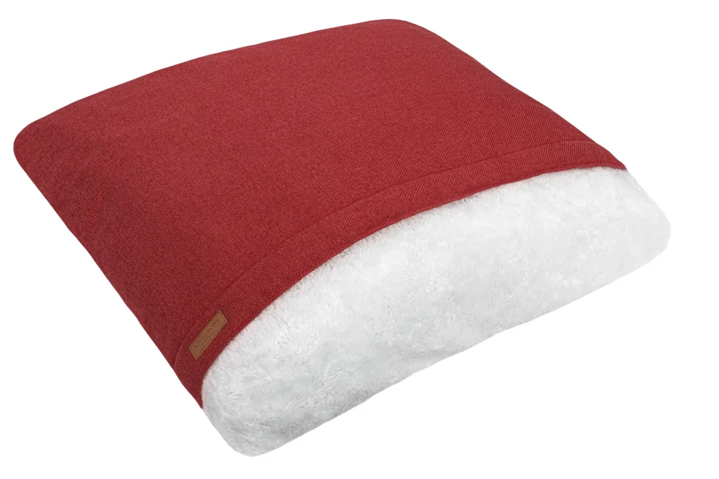 dog sleeping bag red