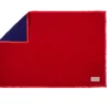 dog blanket red-navy