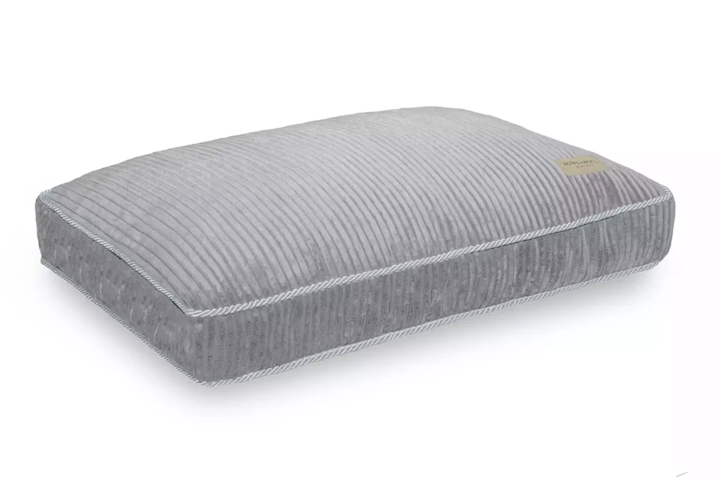 dog cushion grey