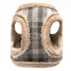 winter dog harness brown