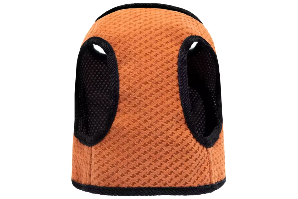 orange dog harness