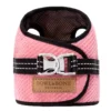 pink dog harness