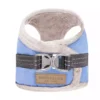blue winter dog harness