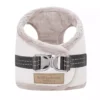 cream winter dog harness