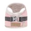 pink winter dog harness