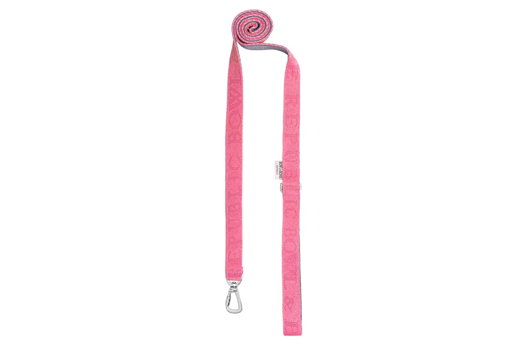 pink dog lead