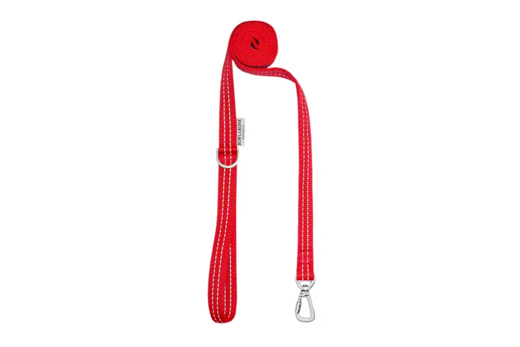 dog lead red