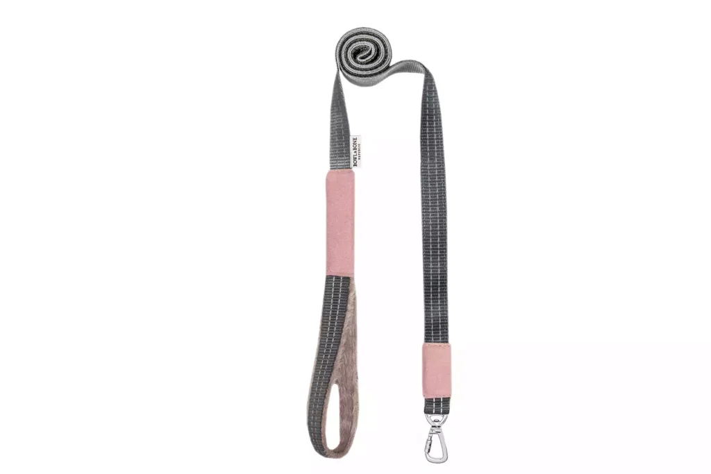 grey-pink dog lead