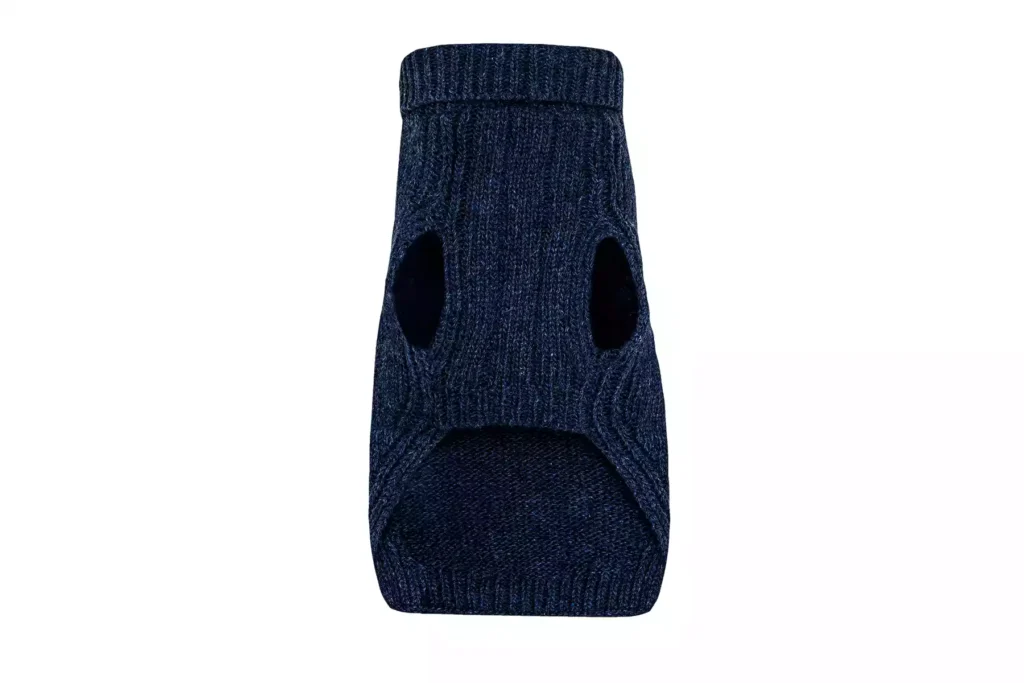 dog sweater navy