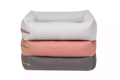 three colors of a dog bed